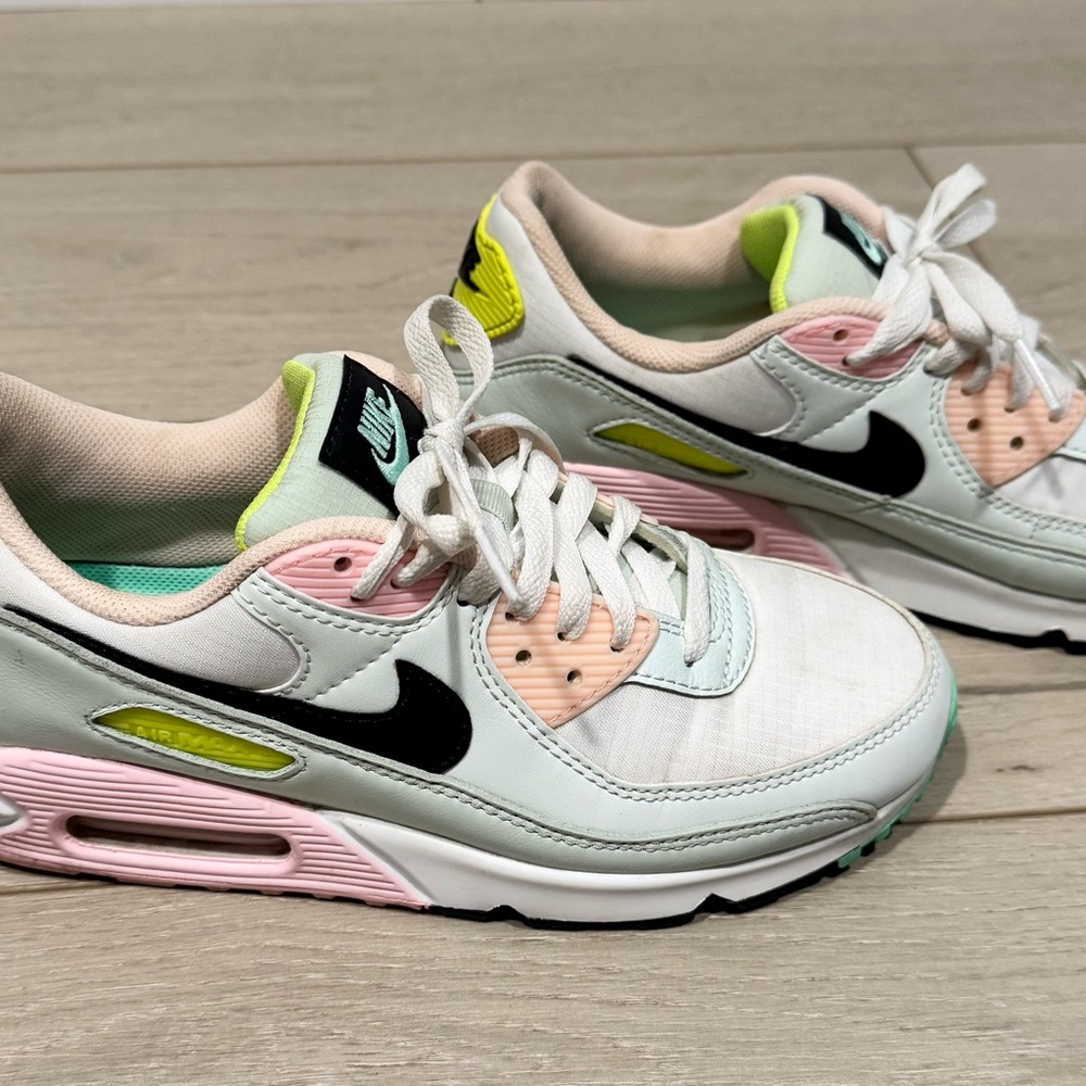 Nike Air Max with White and Pastel Hues